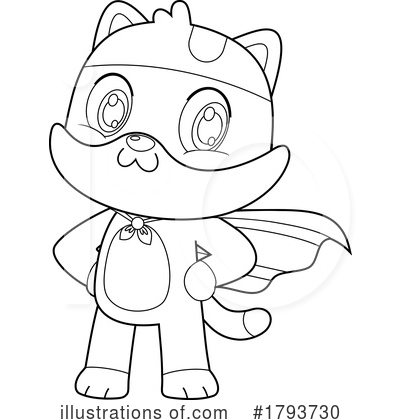 Royalty-Free (RF) Cat Clipart Illustration by Hit Toon - Stock Sample #1793730
