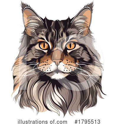 Royalty-Free (RF) Cat Clipart Illustration by stockillustrations - Stock Sample #1795513