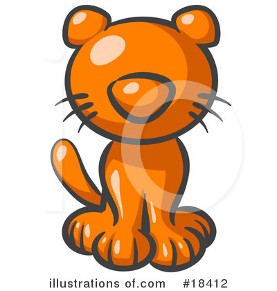 Royalty-Free (RF) Cat Clipart Illustration by Leo Blanchette - Stock Sample #18412