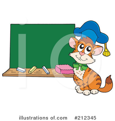 Royalty-Free (RF) Cat Clipart Illustration by visekart - Stock Sample #212345