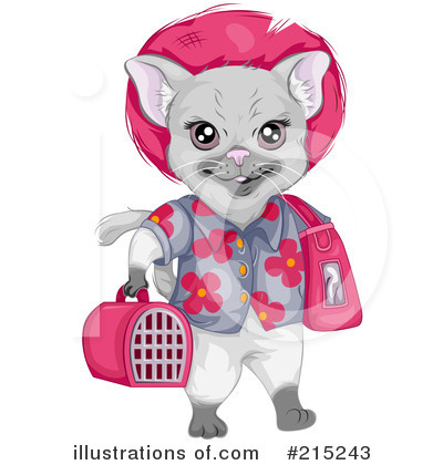 Royalty-Free (RF) Cat Clipart Illustration by BNP Design Studio - Stock Sample #215243