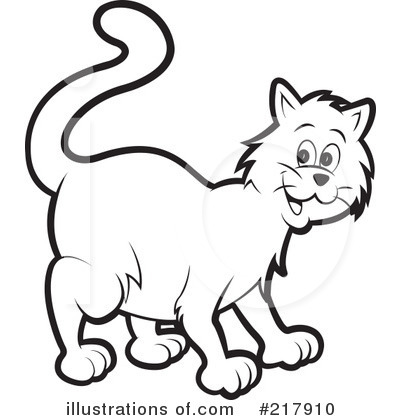 Royalty-Free (RF) Cat Clipart Illustration by Lal Perera - Stock Sample #217910