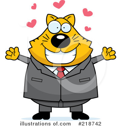 Royalty-Free (RF) Cat Clipart Illustration by Cory Thoman - Stock Sample #218742