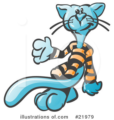 Royalty-Free (RF) Cat Clipart Illustration by Leo Blanchette - Stock Sample #21979