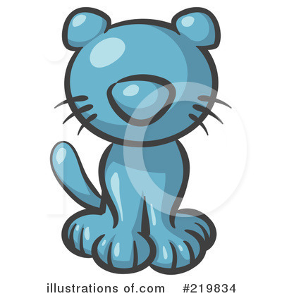 Royalty-Free (RF) Cat Clipart Illustration by Leo Blanchette - Stock Sample #219834