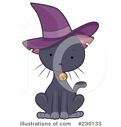Witch Cat Clipart #230133 by BNP Design Studio