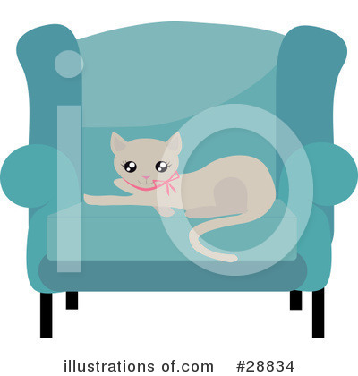 Royalty-Free (RF) Cat Clipart Illustration by Melisende Vector - Stock Sample #28834