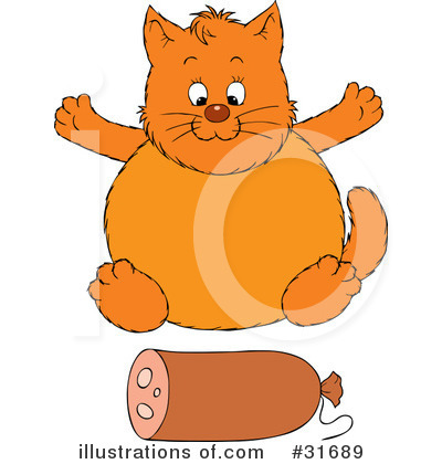 Royalty-Free (RF) Cat Clipart Illustration by Alex Bannykh - Stock Sample #31689