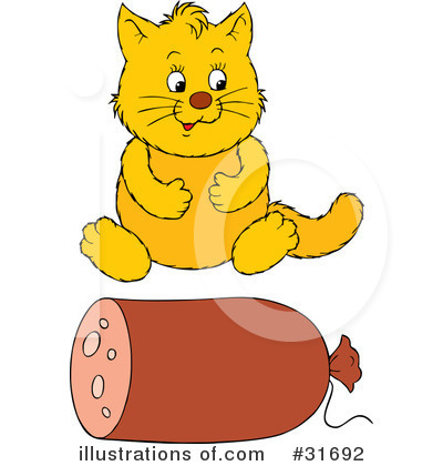 Royalty-Free (RF) Cat Clipart Illustration by Alex Bannykh - Stock Sample #31692
