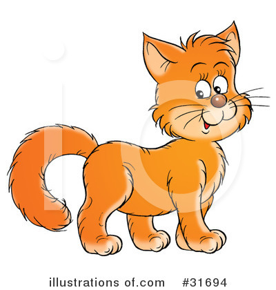 Royalty-Free (RF) Cat Clipart Illustration by Alex Bannykh - Stock Sample #31694
