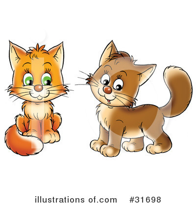 Royalty-Free (RF) Cat Clipart Illustration by Alex Bannykh - Stock Sample #31698
