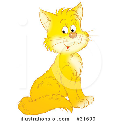 Royalty-Free (RF) Cat Clipart Illustration by Alex Bannykh - Stock Sample #31699
