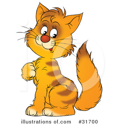 Royalty-Free (RF) Cat Clipart Illustration by Alex Bannykh - Stock Sample #31700