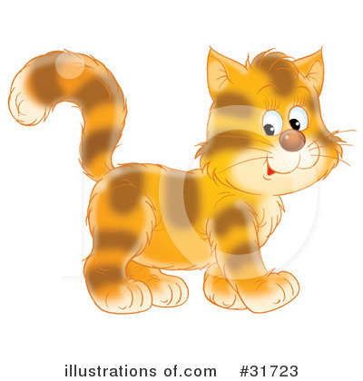 Royalty-Free (RF) Cat Clipart Illustration by Alex Bannykh - Stock Sample #31723