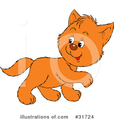 Royalty-Free (RF) Cat Clipart Illustration by Alex Bannykh - Stock Sample #31724