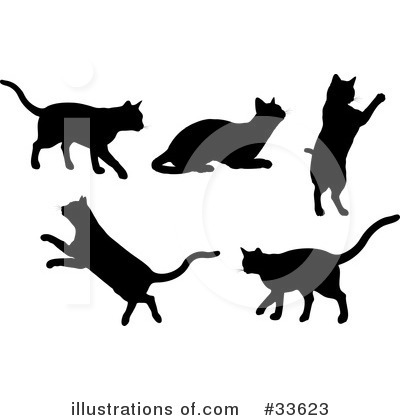 Royalty-Free (RF) Cat Clipart Illustration by KJ Pargeter - Stock Sample #33623