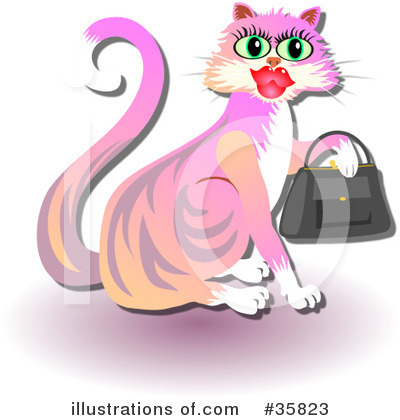 Royalty-Free (RF) Cat Clipart Illustration by Prawny - Stock Sample #35823
