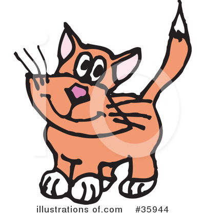Cat Clipart #35944 by Dennis Holmes Designs