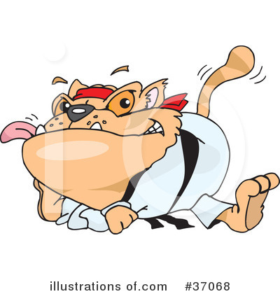 Royalty-Free (RF) Cat Clipart Illustration by Dennis Holmes Designs - Stock Sample #37068
