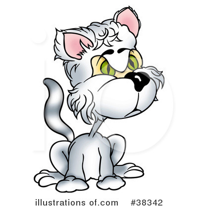Royalty-Free (RF) Cat Clipart Illustration by dero - Stock Sample #38342