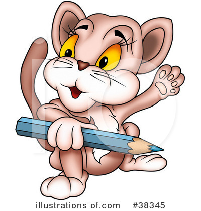 Royalty-Free (RF) Cat Clipart Illustration by dero - Stock Sample #38345