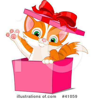 Royalty-Free (RF) Cat Clipart Illustration by Pushkin - Stock Sample #41059