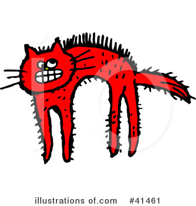 Royalty-Free (RF) Cat Clipart Illustration by Prawny - Stock Sample #41461