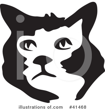 Royalty-Free (RF) Cat Clipart Illustration by Prawny - Stock Sample #41468