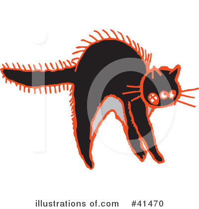 Royalty-Free (RF) Cat Clipart Illustration by Prawny - Stock Sample #41470