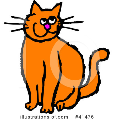 Royalty-Free (RF) Cat Clipart Illustration by Prawny - Stock Sample #41476