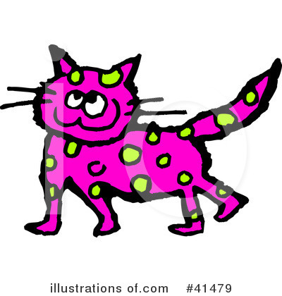 Purple Cat Clipart #41479 by Prawny