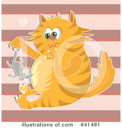 Royalty-Free (RF) Cat Clipart Illustration by Prawny - Stock Sample #41481