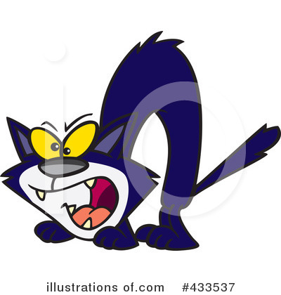 Royalty-Free (RF) Cat Clipart Illustration by toonaday - Stock Sample #433537