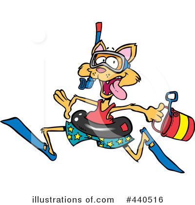 Royalty-Free (RF) Cat Clipart Illustration by toonaday - Stock Sample #440516