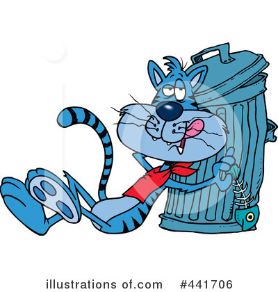 Royalty-Free (RF) Cat Clipart Illustration by toonaday - Stock Sample #441706