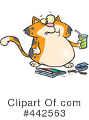 Cat Clipart #442563 by toonaday