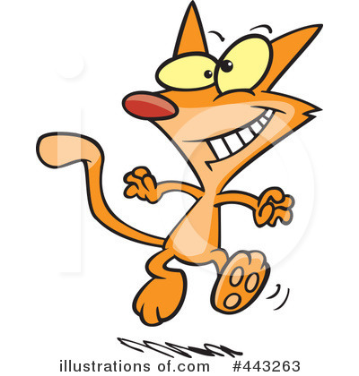 Royalty-Free (RF) Cat Clipart Illustration by toonaday - Stock Sample #443263