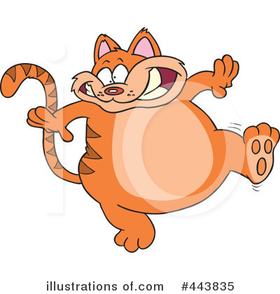 Royalty-Free (RF) Cat Clipart Illustration by toonaday - Stock Sample #443835
