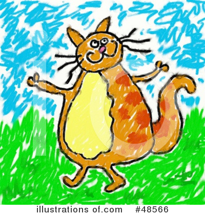 Royalty-Free (RF) Cat Clipart Illustration by Prawny - Stock Sample #48566