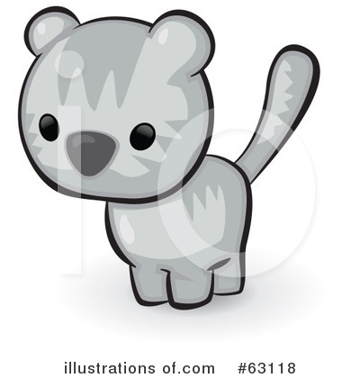 Royalty-Free (RF) Cat Clipart Illustration by Leo Blanchette - Stock Sample #63118