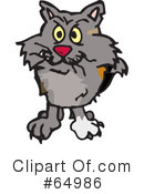 Cat Clipart #64986 by Dennis Holmes Designs