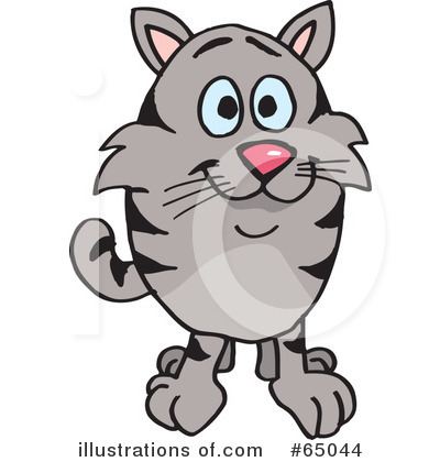 Cat Clipart #65044 by Dennis Holmes Designs