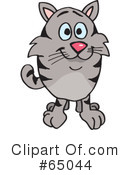 Cat Clipart #65044 by Dennis Holmes Designs
