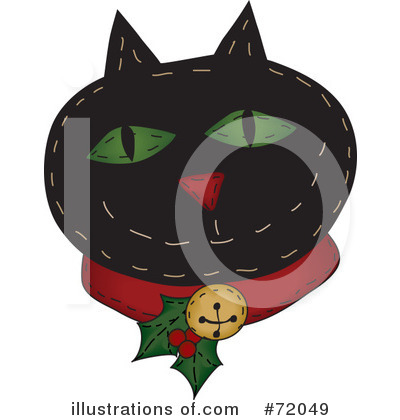 Royalty-Free (RF) Cat Clipart Illustration by inkgraphics - Stock Sample #72049