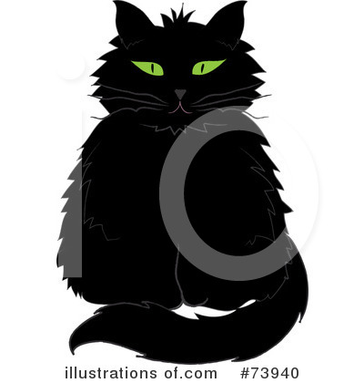 Royalty-Free (RF) Cat Clipart Illustration by Pams Clipart - Stock Sample #73940