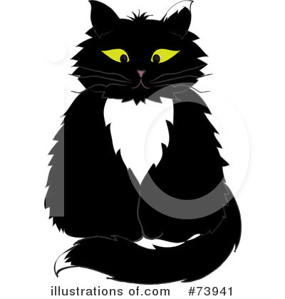 Black Cat Clipart #73941 by Pams Clipart