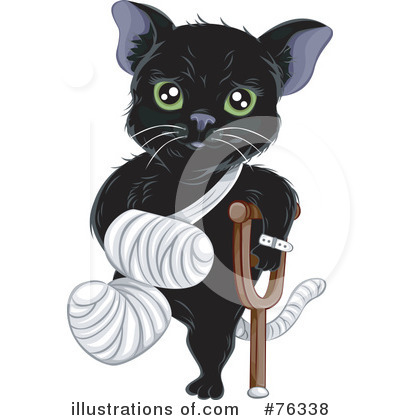 Royalty-Free (RF) Cat Clipart Illustration by BNP Design Studio - Stock Sample #76338