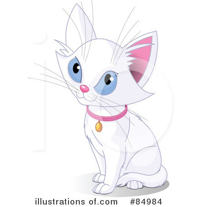 Royalty-Free (RF) Cat Clipart Illustration by Pushkin - Stock Sample #84984