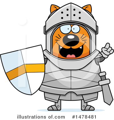 Royalty-Free (RF) Cat Knight Clipart Illustration by Cory Thoman - Stock Sample #1478481