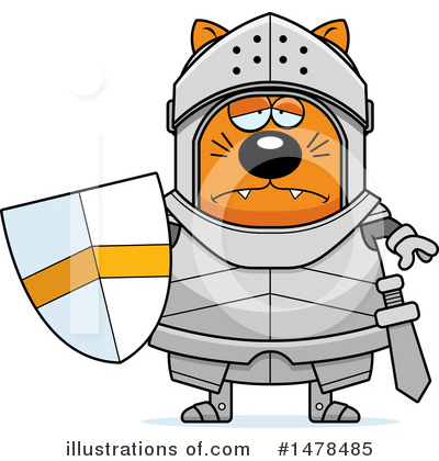 Cat Knight Clipart #1478485 by Cory Thoman